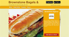 Desktop Screenshot of brownstonebagelsbread.com